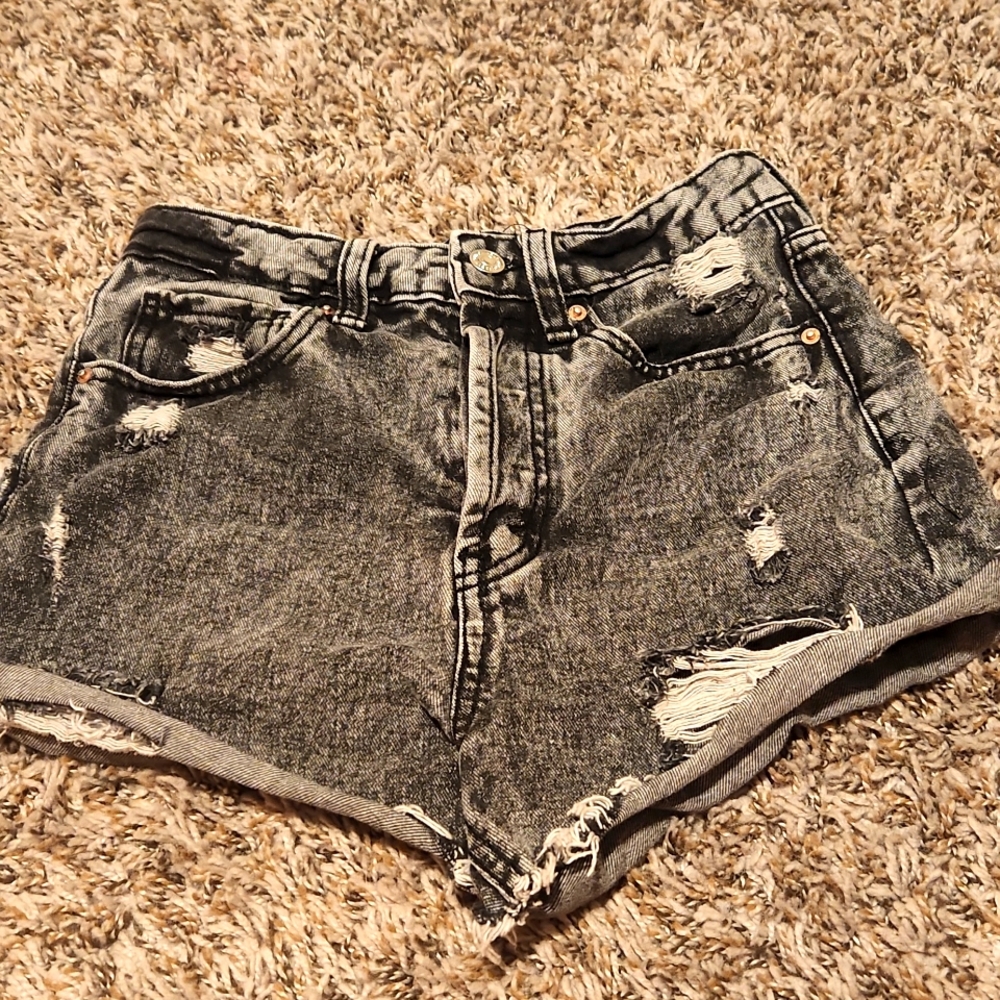 Denim shorts